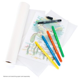 Bee Paper 12" x 20 yds Sketch and Trace Roll, White