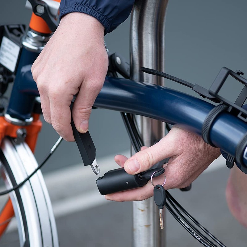 Oxford LinkLock CL Compact Folding Lock. Bicycle Security Lock.,Black,720mm