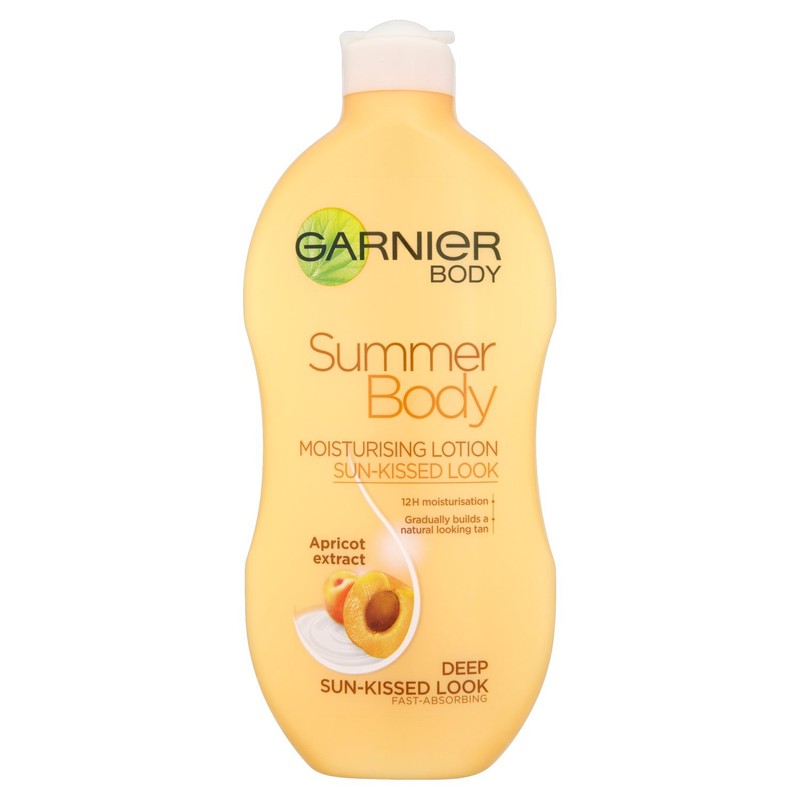 Garnier Summer Body Gradual Self Tan Moisturiser Dark, Hydrating Tanning
