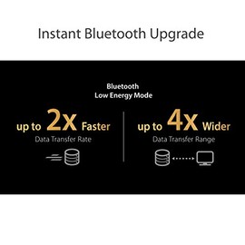 ASUS Adaptador USB USB-BT500 Bluetooth 5.0 con diseño ultrapequeño, retrocompatible con Bluetooth 2.1/3.x/4.x