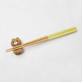 Ishida 15511 Chopsticks and Chopsticks Rest Set, Hashimaluz Painted Chopsticks and Cute Bear Chopsticks Rest