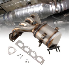 KAC Catalytic Converter Industrial Grade Stainless Steel w/Manifold & Gasket Kit for 2011-2015 Chevy Cruze 1.8L, 2012-2014 Chevy Sonic 1.8L, 2016 Chevy Cruze Limited 1.8L OEM.No # 50511, 75759