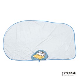 Toyo Case MOOMIN Cool Blanket 3 Good Night Size: Approx. W 55.1 x H 31.5 inches (140 x 80 cm); Case: Approx. W 7.9 - 11.0 inches (20 - 28 cm); H7.1 - 10.6 inches (18 - 27 cm); COOL-MMNB3-01