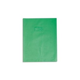 Lot de 3 Book Protector Grain Leather Feel 20/100. 21 x 29.7 Green