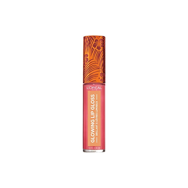 L'Oreal Paris Summer Belle - Brillo de labios brillante, tropical,