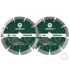 2PCS 4.5 inch(115mm) Diamond Blades Dry or Wet Cutting General