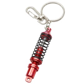 KOYOKOMA Key Chain, Suspension, Car Parts, Nascan, Miniature, Key, Key Ring, Shock Absorber, red