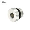 PATIKIL M10*1.25 Internal Hex Head Pipe Fitting Plug, 2 Pack