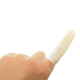 MED-COMFORT Latex Finger Warmers Powder-Free Pack of 100 in 4 Sizes 3