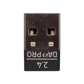 BestParts - Adaptador de receptor de mouse de señal USB para Razer DeathAdder V3 Pro inalámbrico para mouse para juegos (negro)
