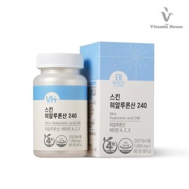 Vitamin House 스킨 히알루론산 240 1박스(1개월분) Skin Hyaluronic Acid 240 1 Box (1 Month Supply)