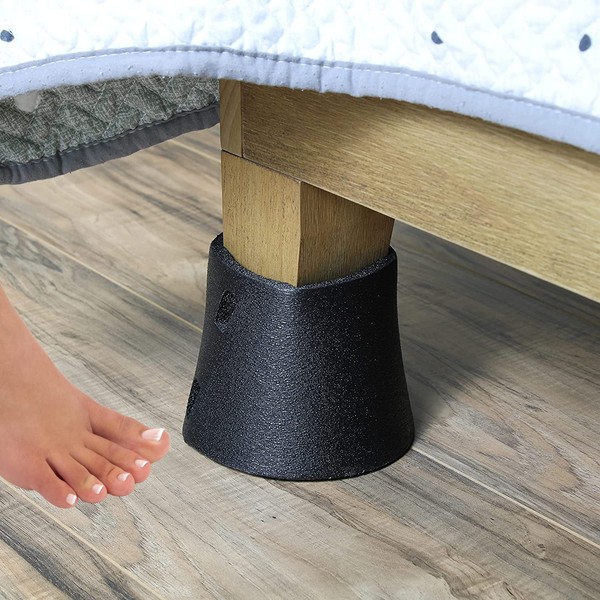 SnugStop Toe Protectors | Toe Protector for Bed Frame Legs | Foam Corner Protectors | Foam Edge Protector | Bed Frame Feet Cover and Protector for Your Feet | Toe Saver | Toe Guard | Bed Corner Guards