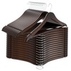Utopia Home Premium Wooden Hangers 30 Pack - Durable &