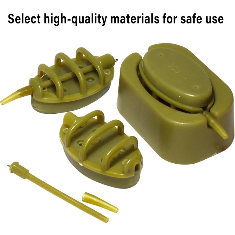 AIMALL Carp Fishing Method Feeder Set with Bait Mould –