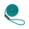 Solid Braid Nylon Dock Line - Teal, 5/8" x 20'