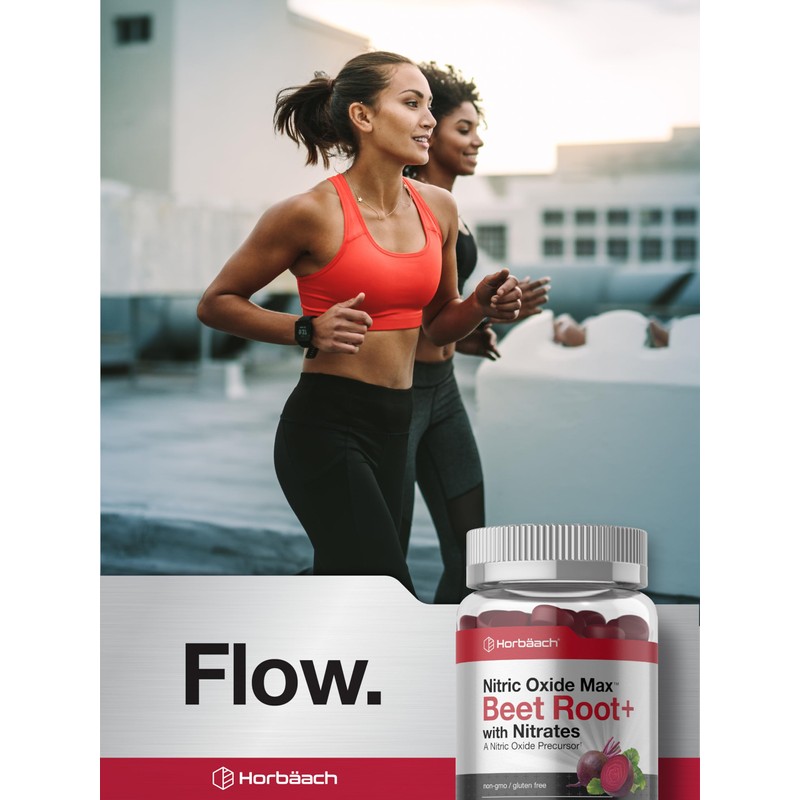 Horbäach Nitric Oxide Beet Root Gummies | 60 Count |