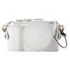 OLYMPUS Genuine Leather Lens Jacket for 14-42mm EZ Lens White