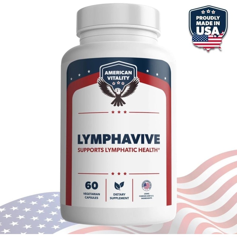 LymphaVive Lymphatic Drainage Supplements for Men & Women - Lymphatic