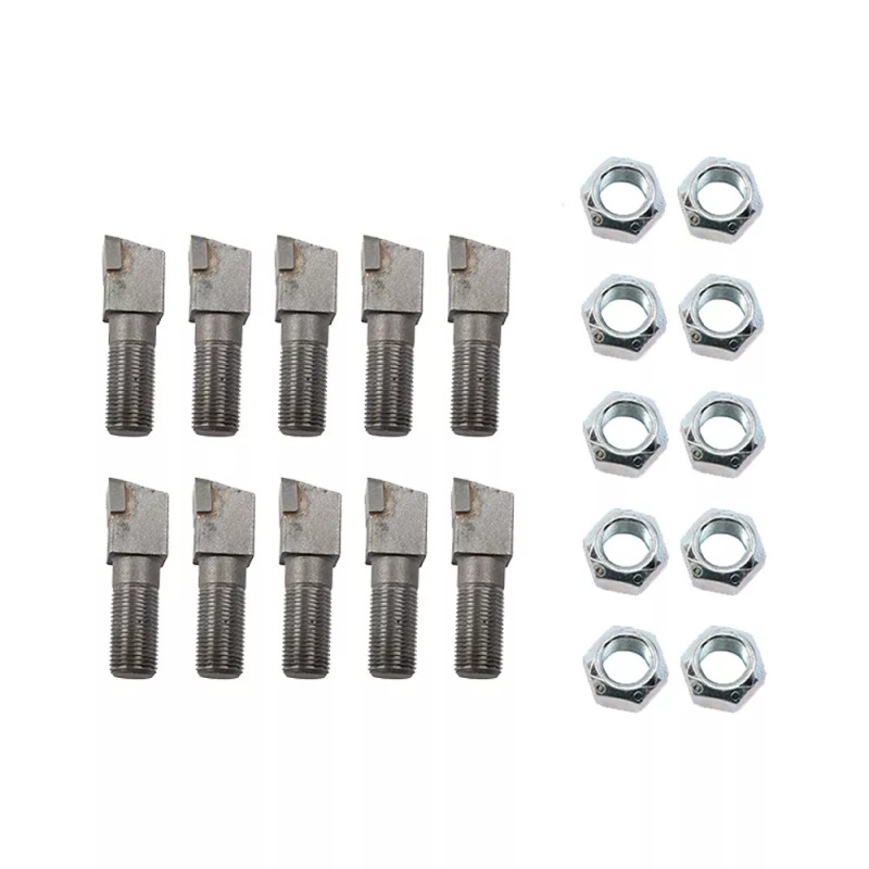 for Bradco, Shaver, Ashland, Baumalight, JCB, ARP 10X Threaded Stump