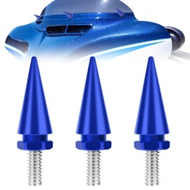 AILMOTO Windshield Bolts Blue, Fairing Screws Compatible for Compatible for Harley Davidson 1996-2013 Street Glide, Electra Glide, Ultra Classic, Ultra Limited, Tri Glide