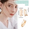 Beebeecraft 1 Box 20Pcs French Clip Earring Findings 18K Gold