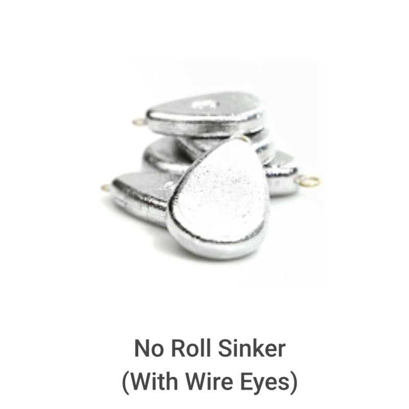 Do It Mold No Roll Sinker with Wire Eyes Size