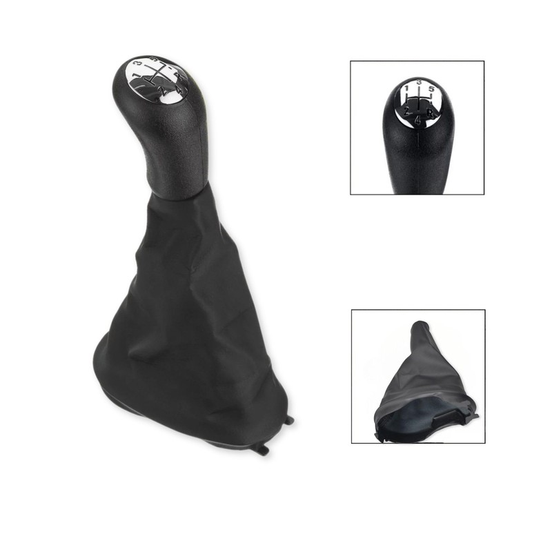 1neiSmartech 5 Speed Knob and Gear Stick Gaiter Set Compatible