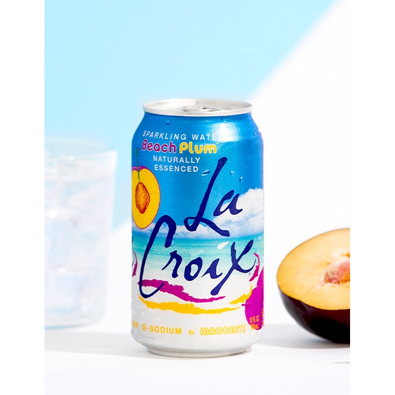 LaCroix Sparkling Water, Beach Plum, 12 Fl Oz (pack of