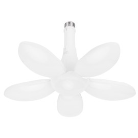 5 Leaf Garage Light LED Deformable Lamp 80W E26 Ceiling Lights for Basement Warehouse