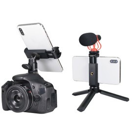 Smartphone Holder, 1/4 Inch Tripod, Monopod, Shooting Grip, Selka Stick, Compatible with Smartphone Mount, Attachment, Tripod Adapter, Clip, Fixing, Stand, 2-Way Smartphone Holder (SM-MPH-WDL)