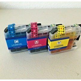Unbranded/Generic LC20E XXL CMY Color Inkjet for Brother MFC-J5920DW MFC-J985DW J785DW J775DW 3PK