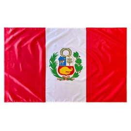 Durabol Peru Flag 150 x 90 cm Satin Double Stitched
