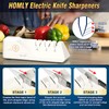 Professional Electric Knife Sharpeners with 100% Diamond Abrasives and Precision