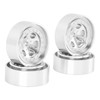 4pcs 1.3 Inches Wheels Rim Aluminum Alloy 6 Holes Wheel