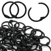 Semrien 100 Pcs 1/2 Inch Binder Rings, Loose Leaf Binder