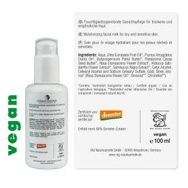 Martina Gebhardt Rose Face Lotion (100 ml) • Organic Face Milk for Dry Skin • Moisturising Face Cream • Cream Natural Cosmetics (Vegan)