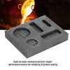 5 Grooves Graphite Ingot Melting Casting Refining Scrap Combo Crucible