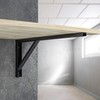 Shelf bracket metal black shelf brackets