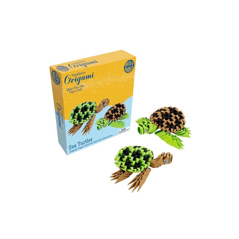House of Marbles Turtles Origami Paper Craft Set