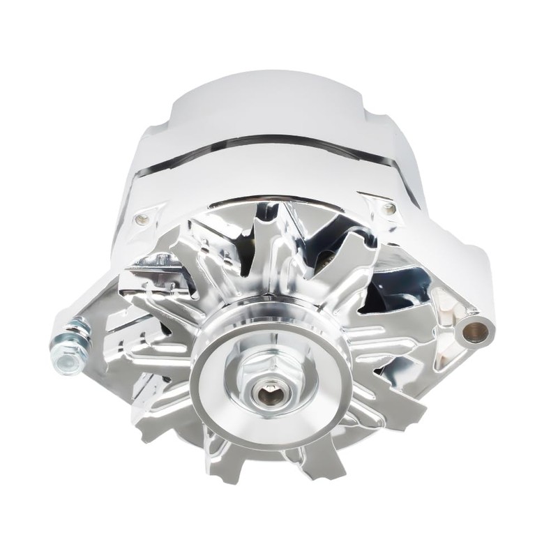 New Chrome 1 Wire Self Exciting Alternator High Output 120Amp