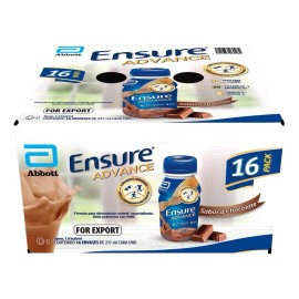 Ensure Advance Caja De 16 Botellas 237 Ml Sabor Chocolate