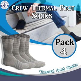 Yacht & Smith Merino Wool Thermal Boot Socks for Hiking, Trail, Hunting, Winter