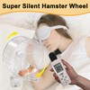 Hamster Wheel, 8.7" Super-Silent Exercise Wheels, Dual-Bearings Quiet Spinner Running