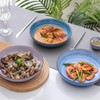 Selamica Ceramic Pasta Bowls Set 34 OZ, Large Salad Bowl