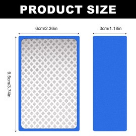 Jortmrd 4 Pieces Diamond Hand Polishing Pads, Diamond Sanding Pad, Tile Sanding Blocks Polishing Pads, Glass Sanding Pads for Granite, Marble, Ceramic | Grit 60# 100# 200# 400#