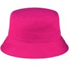 Kangol Washed Bucket Hat - Electric Pink/S Electric Pink, Small