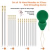 12 Color Sewing Thread Kit, Needle and Polyester Threads Small