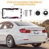 American Flag License Plate Frames - 2 Pack Front Rear