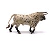 Deqube Bravo Sabanado Trotando Bull Figure, White, 17 x 8
