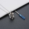 APOTIE Vampire Bat Urn Necklace for Ashes Sterling Silver Goth